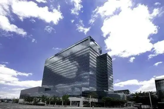 La façade vitrée de l'hôtel Inter-Burgo EXCO à Daegu